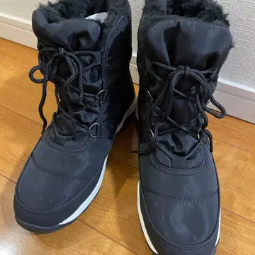 블랙 퍼 부츠 방수