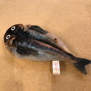 전갱이 구이 봉제 인형 미사용 새상품