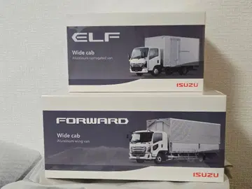 [ 미개봉 ] 1/43 교쇼 이스즈 엘프 포워드 와이드캡 2대 세트