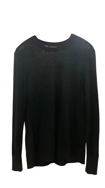 바나나 리퍼블릭 실크 코튼 스웨터 니트 블랙