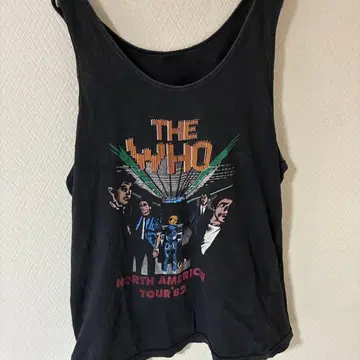 THE WHO NORTH AMERICAN TOUR '82 탱크탑