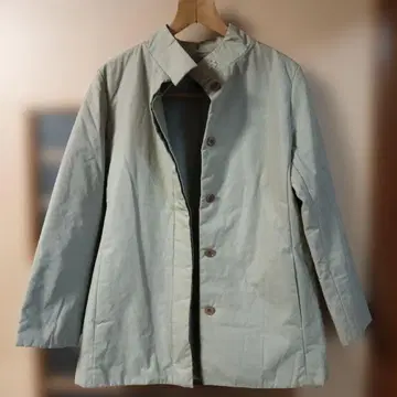 Impression de Paris 트렌치코트 옅은 그린