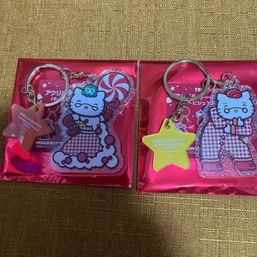 헬로키티 크리스마스 아크릴 키링 루미네 크리스마스