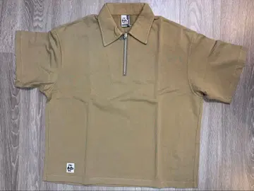 Chums 카키 지퍼 피케 셔츠 새상품