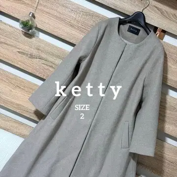 [ ketty 케티 ] 노카라 롱 코트