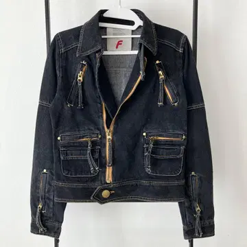 라이더스풍 데님 자켓