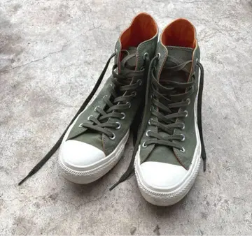 컨버스 올리브 하이컷 스니커즈