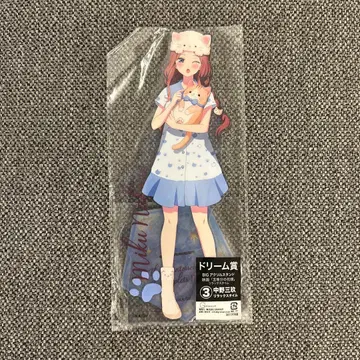 5등분의 신부 드림 캔뱃지 복권 나카노 미쿠 아크릴 스탠드 릴랙스 타임