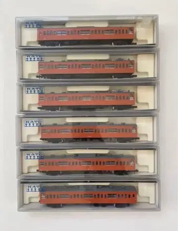 N 게이지 철도 모형 5량 세트 오렌지 기차 철도