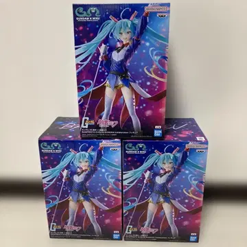 하츠네 미쿠 건담 콜라보 피규어 3개 세트