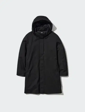 유니클로 남성용 하이브리드 다운 코트 블랙 XS 사이즈