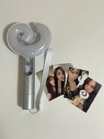 aespa 응원봉 official fanlight 트레이딩 카드 포함