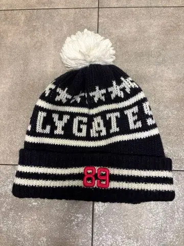 파리게이츠 골프 니트 모자 네이비