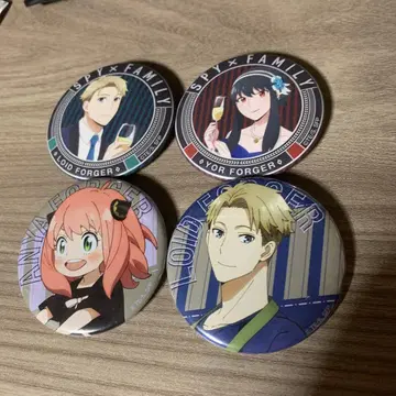 SPY x FAMILY 핀 배지 4개 세트