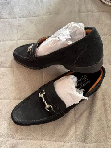 블랙 스웨이드 로퍼