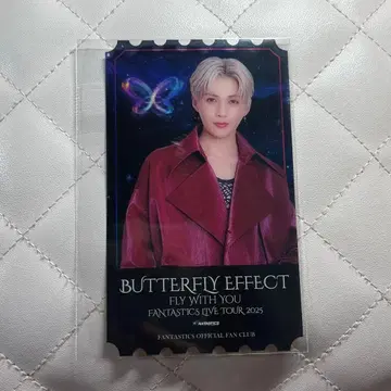 야기 유세이 클리어 픽처 티켓 카드