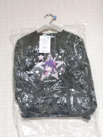 애니메이션 [최애의 아이] 맨투맨 트레이닝복 블랙 130