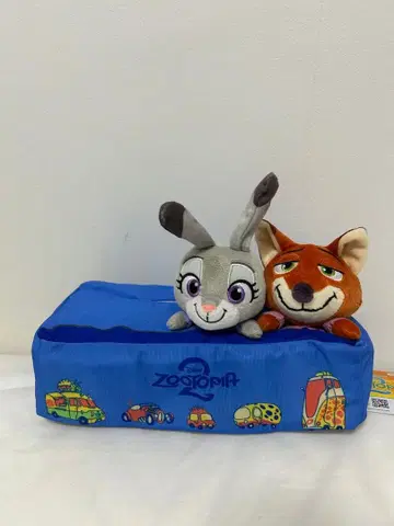 주토피아 2 디오라마 티슈 케이스 닉 주디