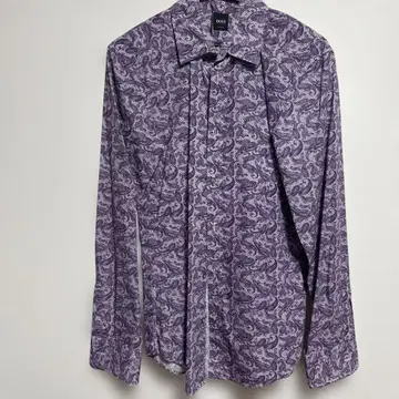 BOSS 슬림핏 페이즐리 셔츠