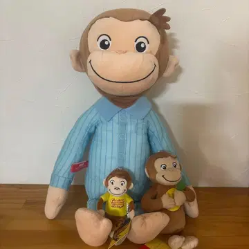호기심 많은 조지 봉제 인형 세트 3종 세트