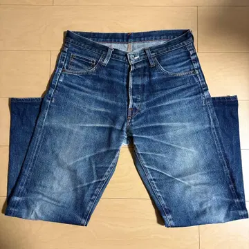 kato 입체 재단 3D 데님 팬츠 귀수염