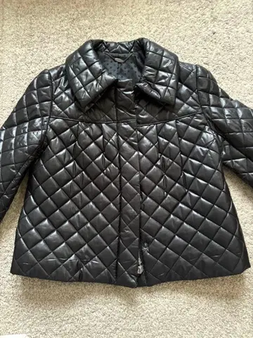 ef-de의 블랙 퀼팅 자켓