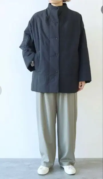 yuni 유니 에보 다운 보틀넥 코트