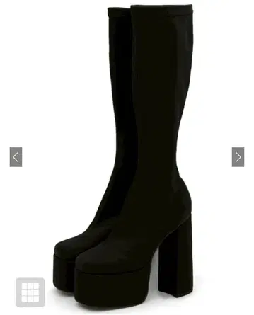 GRL 그레일 울트라 스트레치 청키힐 롱 부츠 23cm