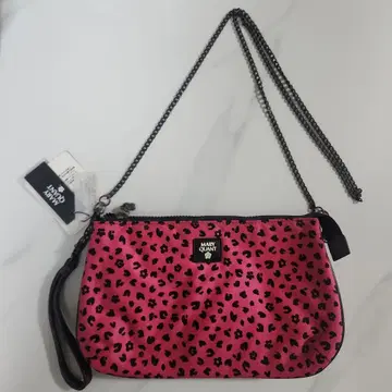 MARY QUANT 레오파드 무늬 숄더백