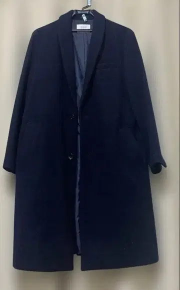 STUDIOUS 네이비 체스터 코트 사이즈 1