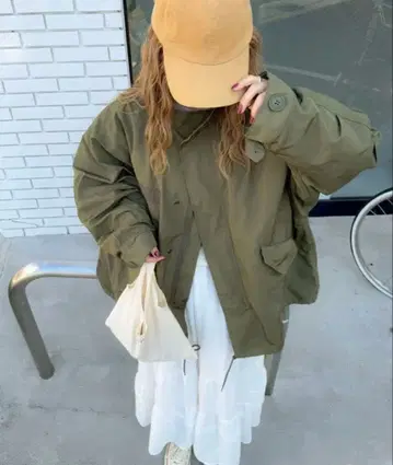 [ 새상품 ] PICHI 라이너 포함 밀리터리 오버코트 모즈 코트 피치