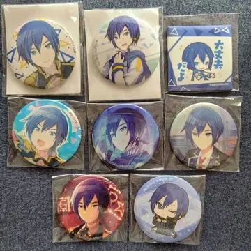 프로세카 KAITO 카이토 캔뱃지 그리캔 글리터 묶음 판매 8점