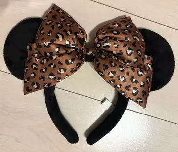 레오파드 무늬 머리띠