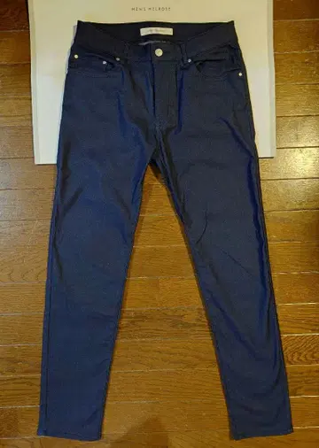 맨즈 멜로즈 네이비 속기모 스트레치 치노 팬츠