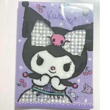 산리오 쿠로미 촬영용 배경 시트 포켓 파일 B4 사이즈 Kurumi