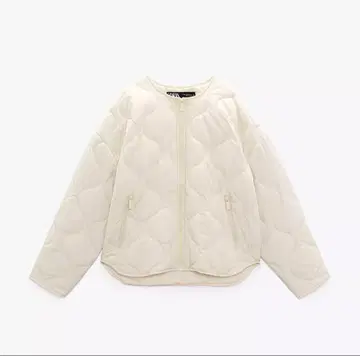 ZARA 탑 스트레치 퍼프 자켓