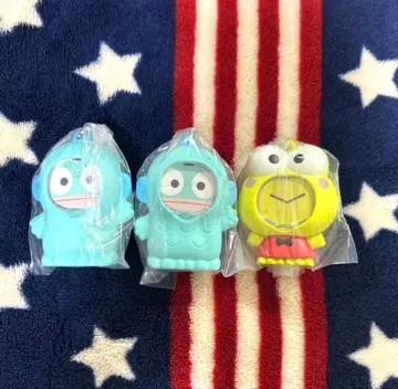 산리오 얼굴 부착 키링 가챠가챠 2종 세트