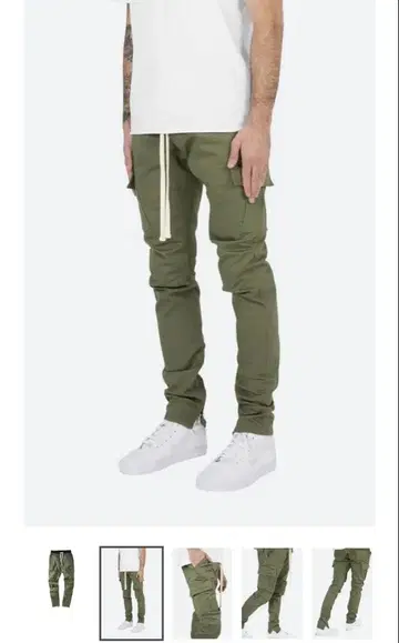 mnml 카고 팬츠 XS 카키색