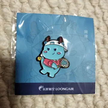 LOONGAIR 테니스 캐릭터 배지 나가류 항공 오사카 만박 2025