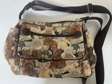 야마토야 라비라비 숄더백 고블랑 직조 곰 테디베어