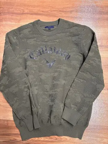 Callaway 카모플라쥬 패턴 스웨터 M