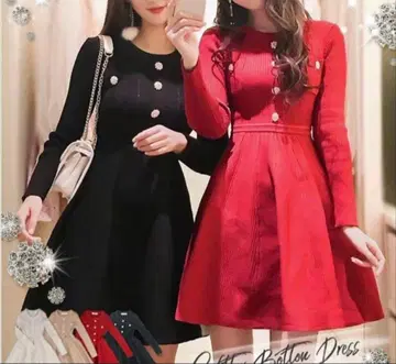 컨디션 최상 Sneep dip 스니프딥 플레어 니트 원피스 블랙