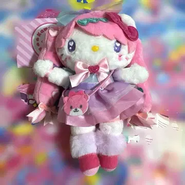 산리오 하라주쿠점 한정판 헬로키티 마스코트 홀더