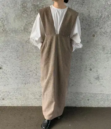 트위드 점퍼 롱 스커트 Select MOCA