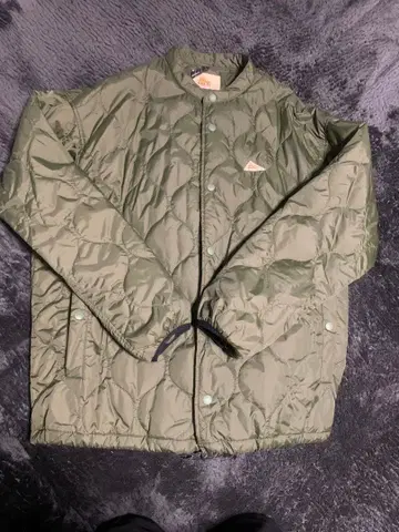 KELTY 퀼팅 자켓 올리브 그린 XL