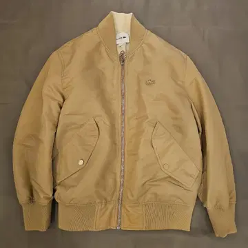 [ 새상품급 ] LACOSTE 라코스테 퀼트 블루종 리버서블 베이지