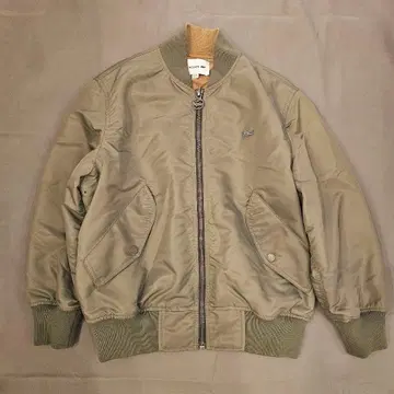 [ 새상품급 ] LACOSTE 라코스테 퀼트 블루종 리버서블 카키