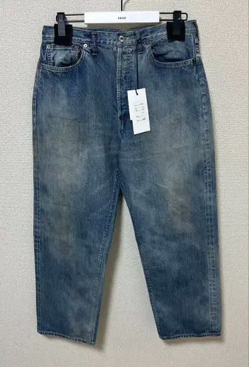 A.PRESSE No.37 Washed Wide Denim Pants