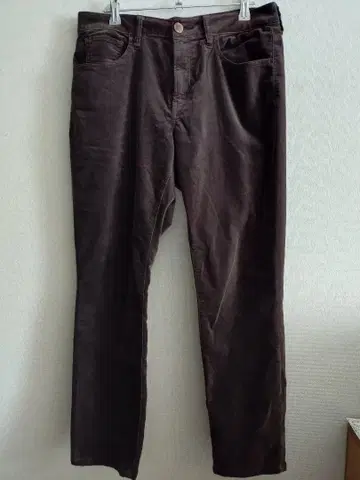 온워드 카시야마 23구 벨벳 스트레치 테이퍼드 팬츠