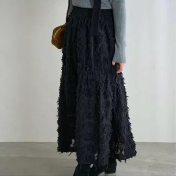 새상품 IENA 컷 자카드 스커트